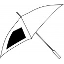 Parapluie toile carrée