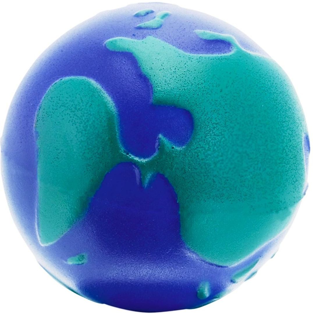 Balle anti-stress globe terrestre