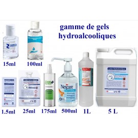 gamme gels hydro-alcooliques