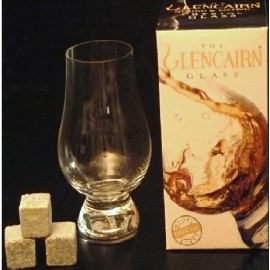 Verre à whisky Glencairn + 3 pierres ollaires